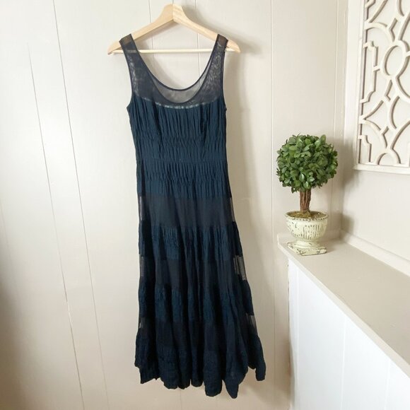 Free People Dresses & Skirts - Free People Black Maxi Lace Dress Size 6